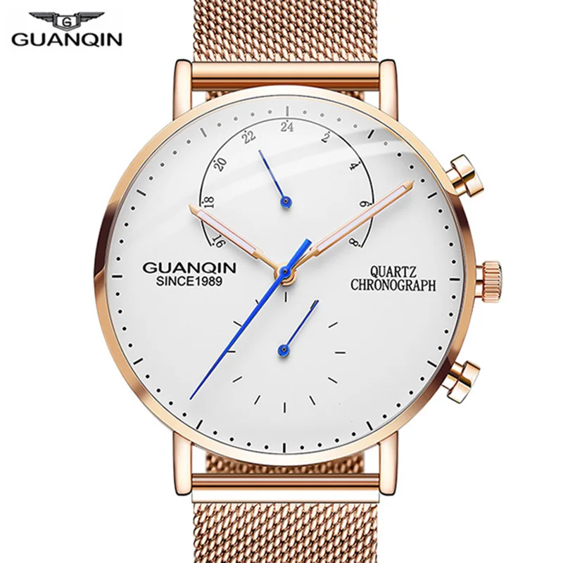 2019 Mens Watches GUANQIN Top Brand Luxury Luminous Clock Men Business Full Steel Creative Quartz Wrist Watch Relogio Masculino
2019 Mens Watches GUANQIN Top Brand Luxury Luminous Clock Men Business Full Steel Creative Quartz Wrist Watch Relogio Masculino