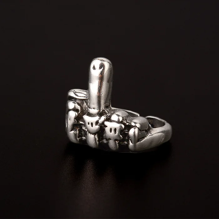 2019 New Fashion Vintage Gothic Hip Hop Punk Rock Ring for Men Women Luxury Erect Middle Finger Contempt Rings Jewelry Wholesale
2019 New Fashion Vintage Gothic Hip Hop Punk Rock Ring for Men Women Luxury Erect Middle Finger Contempt Rings Jewelry Wholesale