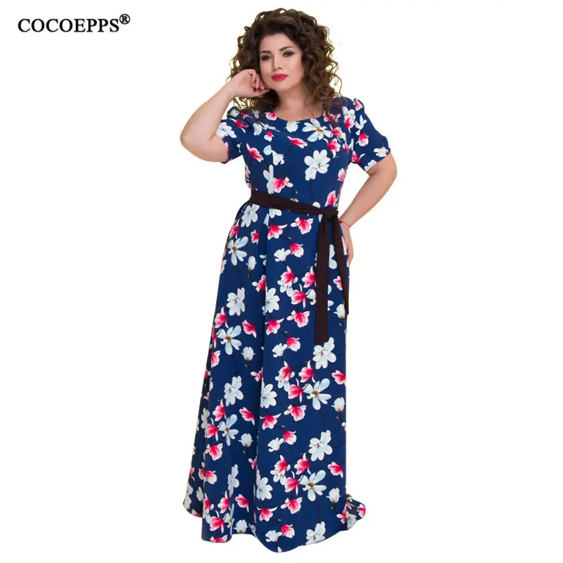5XL 6XL Summer Plus size Long Dress 2019 Plus Size Floral Print Women Dress Big Size Blue Dress Large Size Party Beach Vestidos
5XL 6XL Summer Plus size Long Dress 2019 Plus Size Floral Print Women Dress Big Size Blue Dress Large Size Party Beach Vestidos
