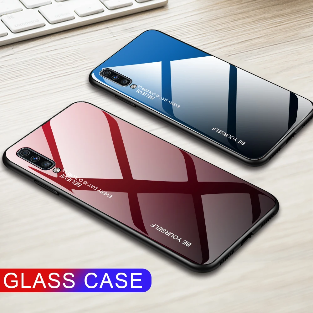 Cases for Samsung Galaxy M40 M30 M20 Gradient Glass Case for Samsung A50 A30 A40 A60 A70 A20E A10 S10 Plus S10E Cover Coque Capa
Cases for Samsung Galaxy M40 M30 M20 Gradient Glass Case for Samsung A50 A30 A40 A60 A70 A20E A10 S10 Plus S10E Cover Coque Capa