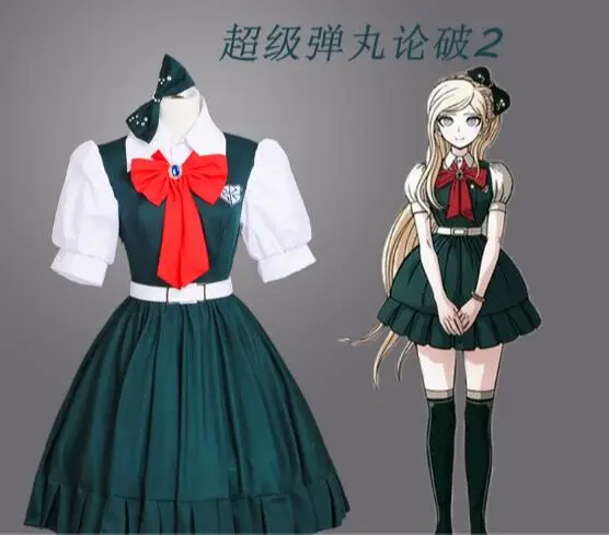 Anime Danganronpa cosplay Sonia Nevermind cos fashion new green dress cosplay woman costume
Anime Danganronpa cosplay Sonia Nevermind cos fashion new green dress cosplay woman costume