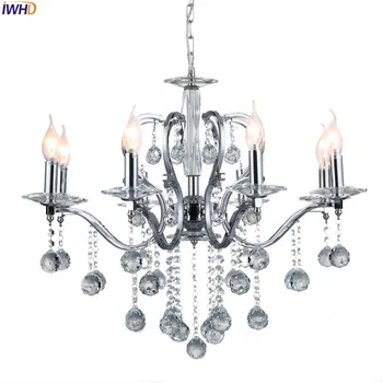 IWHD 110V-220V chandeliers Mordern Crystal LED Chandelier 8 Heads Bedroom Living Room in Metal Lustres De cristal
IWHD 110V-220V chandeliers Mordern Crystal LED Chandelier 8 Heads Bedroom Living Room in Metal Lustres De cristal