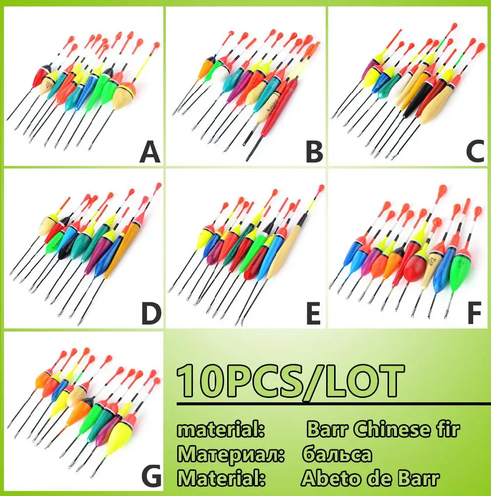 Mounchain Mix Size Color Ice Fishing Float Bobber Set Buoy Boia Floats for Carp Fishing Tackle - 10pcs
Mounchain Mix Size Color Ice Fishing Float Bobber Set Buoy Boia Floats for Carp Fishing Tackle - 10pcs