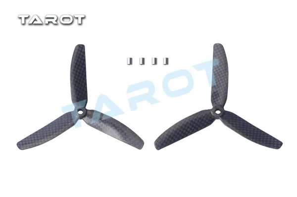July New arrival Tarot 5'' CF 3-leaf propeller CW/CCW TL300E9 quadcopter propeller multicopter propeller