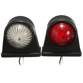 2Pcs 12V Rubber Outline Truck Trailer Lorry Caravan Side Marker Led Light Clearance Lamp Emark Position Stalk Lights Red White
2Pcs 12V Rubber Outline Truck Trailer Lorry Caravan Side Marker Led Light Clearance Lamp Emark Position Stalk Lights Red White