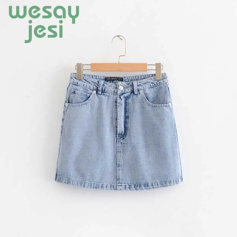 2019 skirts women high street harajuku englang style blue denim short skirts high waist faldas mujer moda skirts womens
2019 skirts women high street harajuku englang style blue denim short skirts high waist faldas mujer moda skirts womens