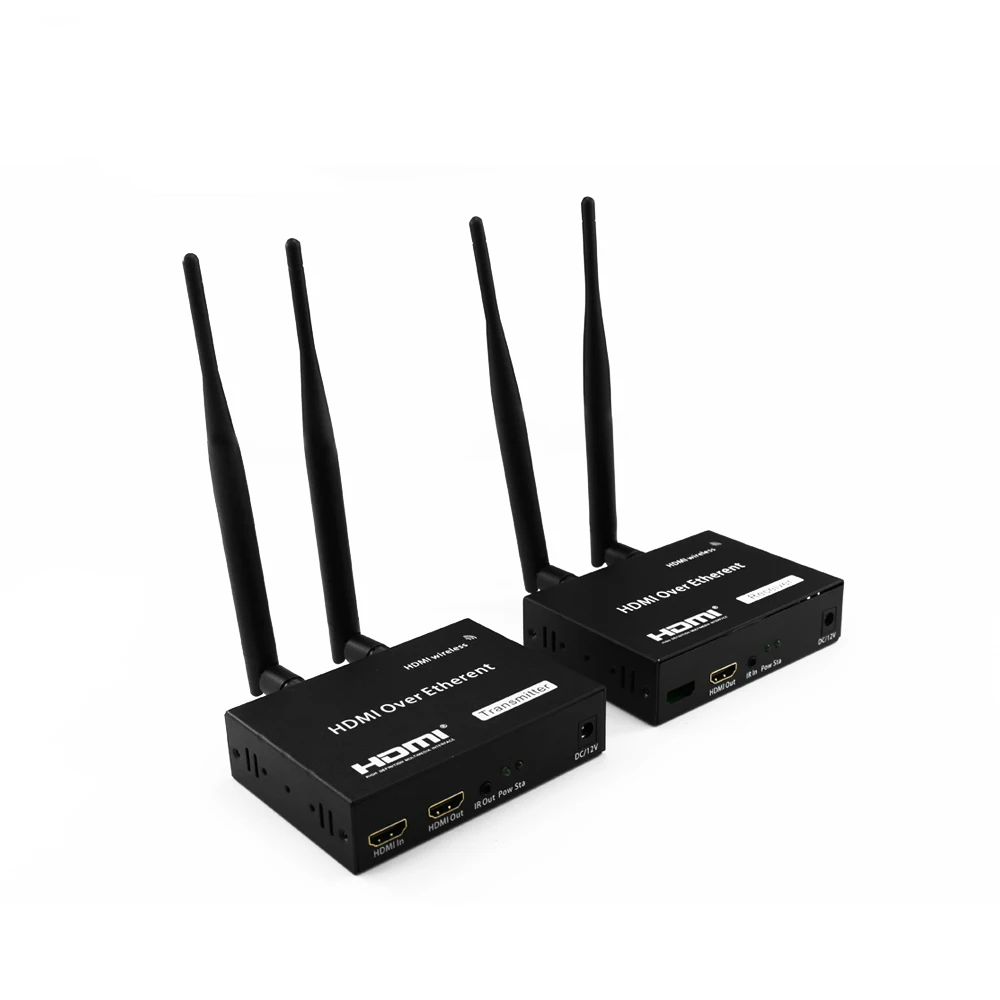 HDMI Wireless Extender 200M 2.4G/5G 1080P Transmitter Receiver kit TCP/IP extende Audio Video support 1Tx to 4RXs
HDMI Wireless Extender 200M 2.4G/5G 1080P Transmitter Receiver kit TCP/IP extende Audio Video support 1Tx to 4RXs