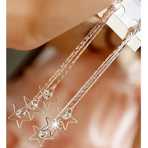 Women Pentacle Rhinestone Drop 3 Layers Chain Long Tassels Dangle Linear Earrings hot
Women Pentacle Rhinestone Drop 3 Layers Chain Long Tassels Dangle Linear Earrings hot
