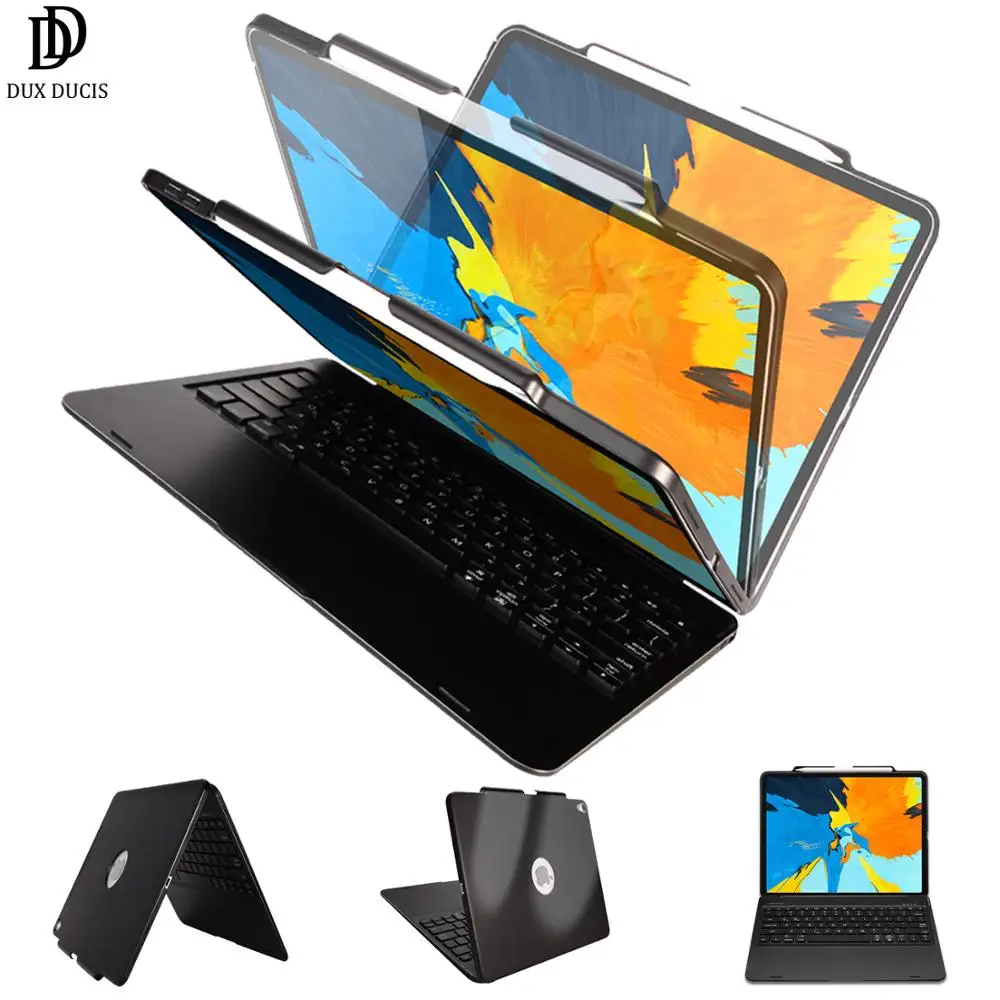 Keyboard Case for iPad Pro 12.9" 2018 Foldable 7 Color Backlit Auto Sleep/Wake Anti-knock With Pencil Holder Slot Full Cover
Keyboard Case for iPad Pro 12.9" 2018 Foldable 7 Color Backlit Auto Sleep/Wake Anti-knock With Pencil Holder Slot Full Cover