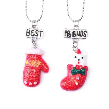 2018 Fashion Merry Christmas Bear Gloves Pendant Necklace Best friends Friendship Jewelry Gifts For Kids Festival Accessories
2018 Fashion Merry Christmas Bear Gloves Pendant Necklace Best friends Friendship Jewelry Gifts For Kids Festival Accessories