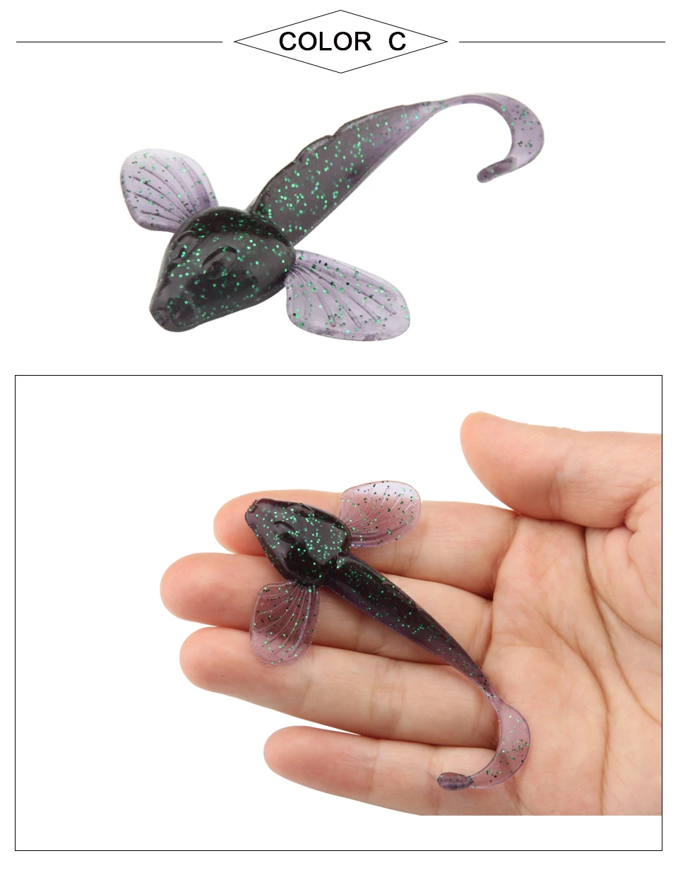 2018 RoseWood High Quality Small 3D Soft Plastic Lures 8cm4.4g 6pcs Vivid Fins Swimming Soft Baits Handmade Silicon Rubber Lure (4)