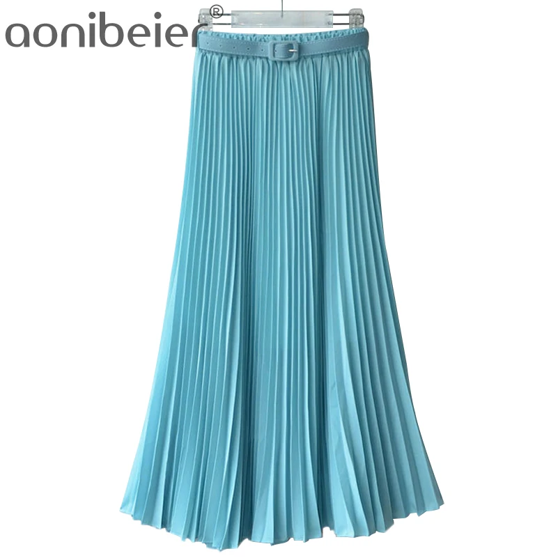 Aonibeier Fashion Multicolor Ladies Long Skirts Elastic Waist Pleated Skirt High Waist Casual Chiffon Skirt Elegant Women Skirts
Aonibeier Fashion Multicolor Ladies Long Skirts Elastic Waist Pleated Skirt High Waist Casual Chiffon Skirt Elegant Women Skirts
