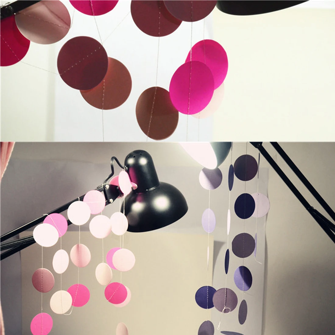 5cm*2m Colorful Bunting Hanging Garland Valentine Birthday Party Wedding Shower Room Decoration Paper Round Circle String
5cm*2m Colorful Bunting Hanging Garland Valentine Birthday Party Wedding Shower Room Decoration Paper Round Circle String