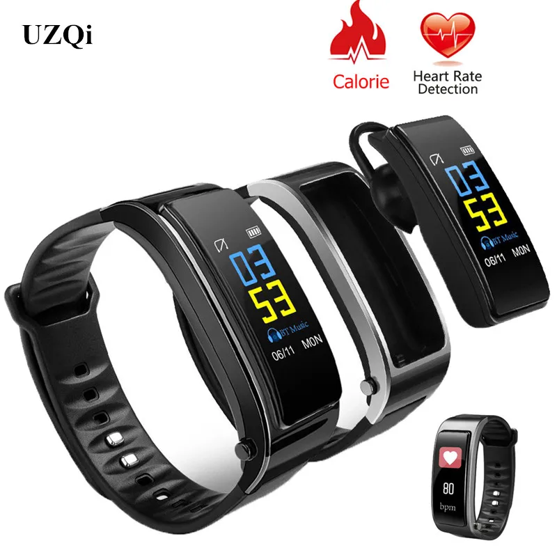 UZQi Smart Wristband Fitness Activity Sport Heart Rate Tracker Blood Pressure Bracelet Phone Android IOS Digtal Smart Watch Band
UZQi Smart Wristband Fitness Activity Sport Heart Rate Tracker Blood Pressure Bracelet Phone Android IOS Digtal Smart Watch Band