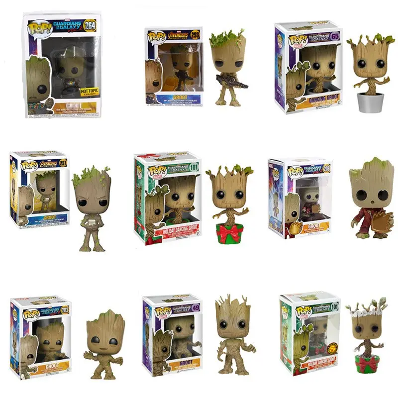 FUNKO POP Marvel Guardians of the Galaxy Grootted Avengers4 Endgame groots Action Figure Collection Model Toys For Children Gift
FUNKO POP Marvel Guardians of the Galaxy Grootted Avengers4 Endgame groots Action Figure Collection Model Toys For Children Gift