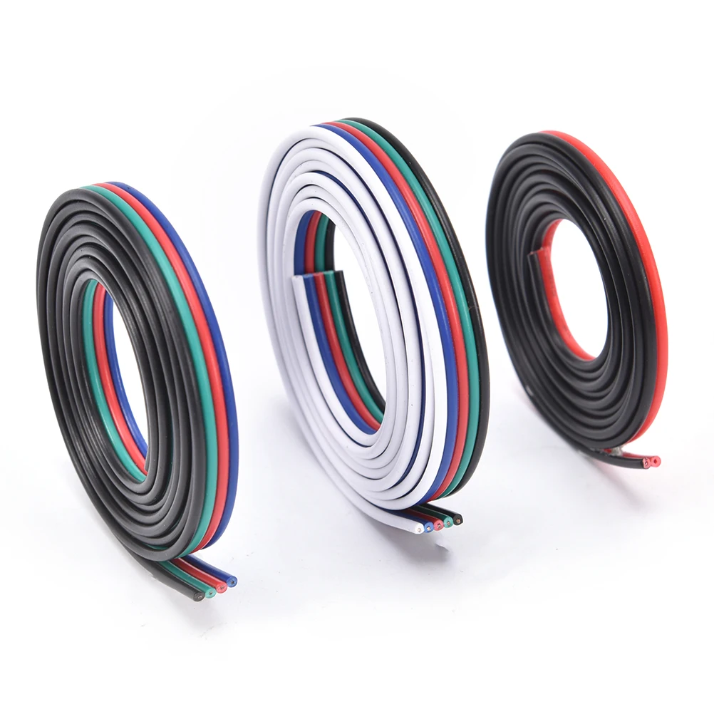 2pin 4pin 5pin Portable LED RGB Cable Wire Extension Cord Fairy Light Strip For LED Lamp 1 Meter/lot
2pin 4pin 5pin Portable LED RGB Cable Wire Extension Cord Fairy Light Strip For LED Lamp 1 Meter/lot