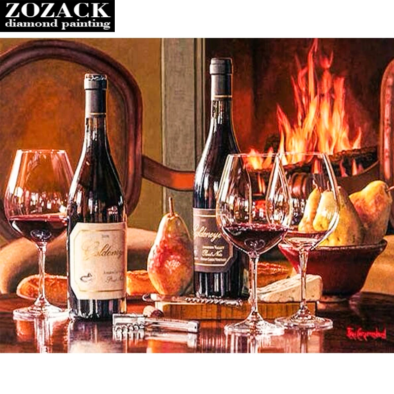 5D Diy Diamond Embroidery Wine and Fireplace Diamond Painting Full Square Drill Cross Stitch Kits Diamond Mosaic Pattern
5D Diy Diamond Embroidery Wine and Fireplace Diamond Painting Full Square Drill Cross Stitch Kits Diamond Mosaic Pattern