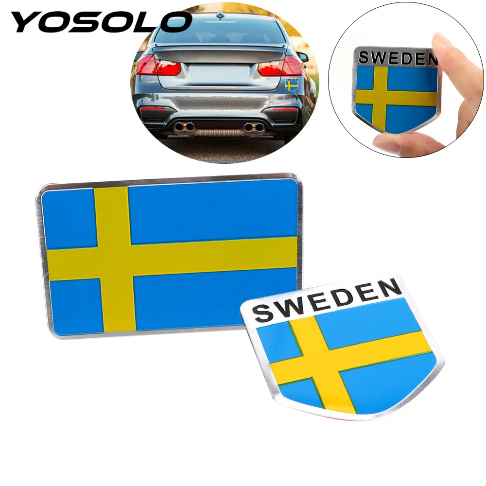 YOSOLO Sweden Flag Car Sticker Car -Styling Emblem Decal Badge for the Car Whole Body Aluminum Scratch Cover Sticker
YOSOLO Sweden Flag Car Sticker Car -Styling Emblem Decal Badge for the Car Whole Body Aluminum Scratch Cover Sticker