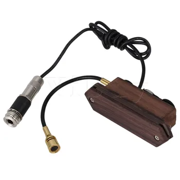 Yibuy 100x27x37mm Rosewood Dual Coil Soundhole Pickup & Microphone for Acoustic Guitar
Yibuy 100x27x37mm Rosewood Dual Coil Soundhole Pickup & Microphone for Acoustic Guitar