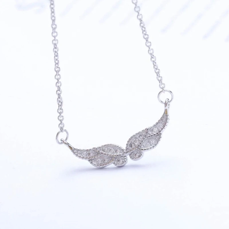 WYEAIIR Temperament Angel Wings Rhinestones Fashion Personality Sweet 925 Sterling Silver Clavicle Chain Female Necklace
WYEAIIR Temperament Angel Wings Rhinestones Fashion Personality Sweet 925 Sterling Silver Clavicle Chain Female Necklace