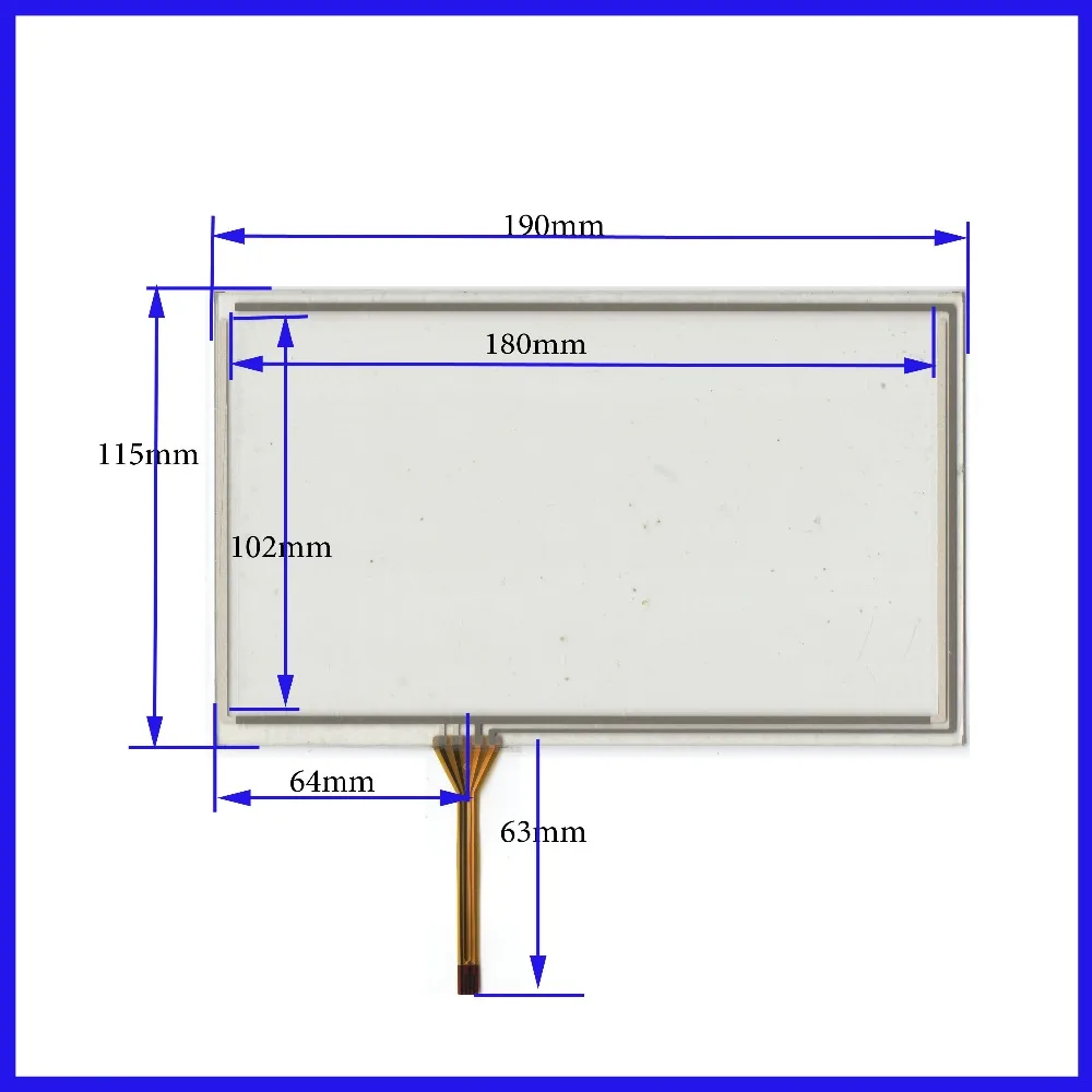 ZhiYuSun 8 inch Touch Screen panels 190mm*115mm 4 wire resistive Touch Panel FOR GPS
ZhiYuSun 8 inch Touch Screen panels 190mm*115mm 4 wire resistive Touch Panel FOR GPS
