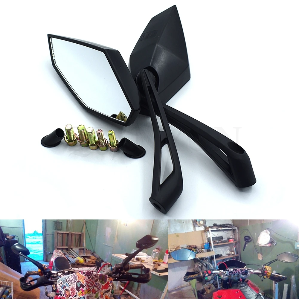 Universal Motorcycle Rearview Mirrors Motorbike Side Mirrors 8mm 10mm For Kawasaki NINJA 650R/ER-6F VERSYS ER-6N/F
Universal Motorcycle Rearview Mirrors Motorbike Side Mirrors 8mm 10mm For Kawasaki NINJA 650R/ER-6F VERSYS ER-6N/F