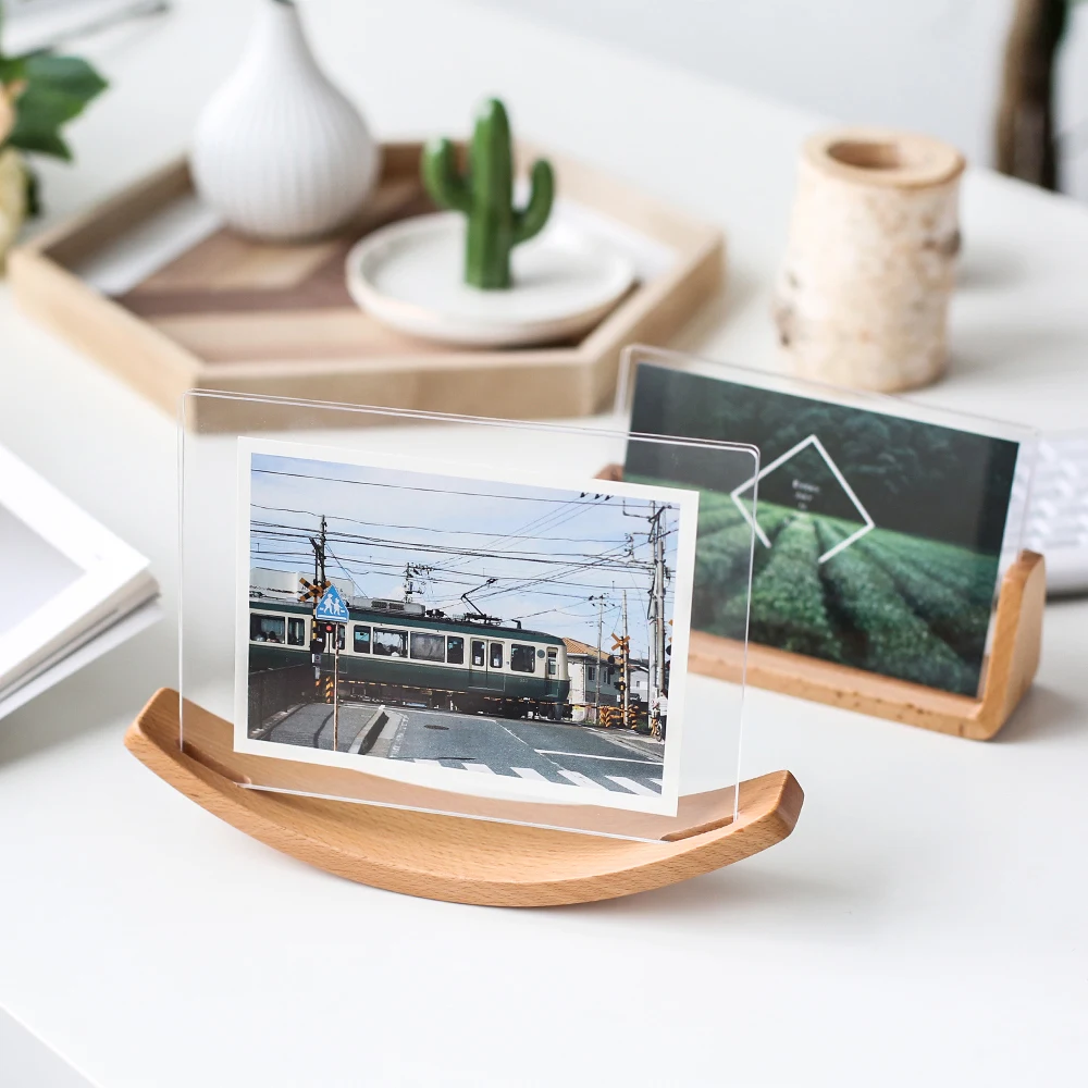 Photo Frame,Wooden Base Standing Acrylic Frame for Desk Tabletop,Japan Style Picture Frame Ornament Holder Decorative Art Prints
Photo Frame,Wooden Base Standing Acrylic Frame for Desk Tabletop,Japan Style Picture Frame Ornament Holder Decorative Art Prints