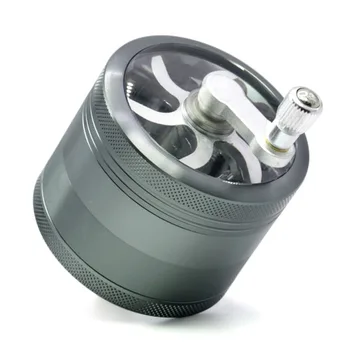 4 Layers 63mm Herb Tobacco Spice Weeds Grass Aluminium Grinder Crusher Hand Crank Muller Mill Pollinator Smoking Accessories
4 Layers 63mm Herb Tobacco Spice Weeds Grass Aluminium Grinder Crusher Hand Crank Muller Mill Pollinator Smoking Accessories