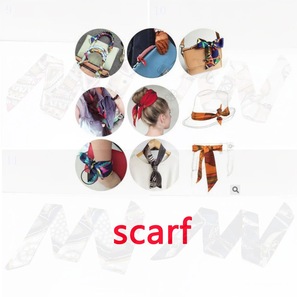 Women Fashion Ribbon Silk Scarf Bag Handle Wrappy Mixed Design Girls Neckerchief Hair Band Small Neck Scarves
Women Fashion Ribbon Silk Scarf Bag Handle Wrappy Mixed Design Girls Neckerchief Hair Band Small Neck Scarves