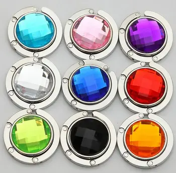 HOT Newest Portable Folding Rhinestone Crystal Alloy Purse Handbag Bag Hanger Hook Holder Color 100 pcs
HOT Newest Portable Folding Rhinestone Crystal Alloy Purse Handbag Bag Hanger Hook Holder Color 100 pcs
