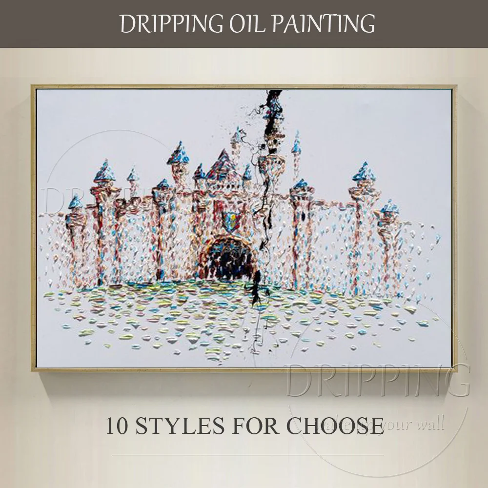 Gifted Artist Hand-painted High Quality Lovely Wall Picture Abstract Modern Castle Oil Painting on Canvas Unique Spot Painting
Gifted Artist Hand-painted High Quality Lovely Wall Picture Abstract Modern Castle Oil Painting on Canvas Unique Spot Painting