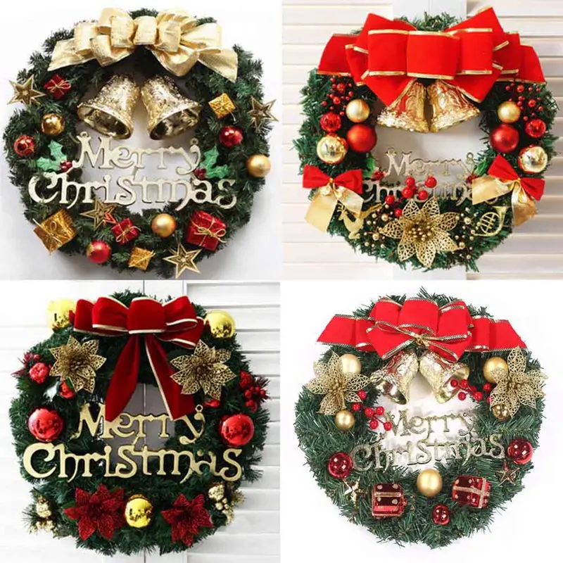 30cm Beautiful Elegant Hanging Christmas Wreath Garland Ball Cone Xmas Ornaments Window Door Decoration 4 Colors For Choice
30cm Beautiful Elegant Hanging Christmas Wreath Garland Ball Cone Xmas Ornaments Window Door Decoration 4 Colors For Choice