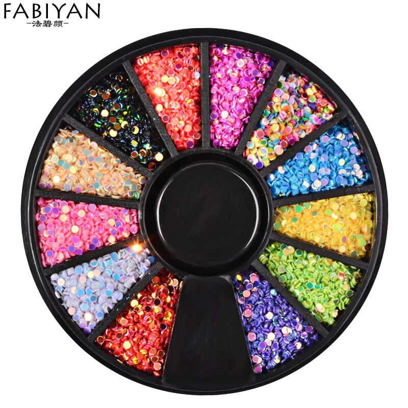 1mm Nail Art Wheel Sequins Round 3D Tips Decoration Colorful Wafer DIY Design Manicure Tools Accessories Jewelry Gel UV Polish
1mm Nail Art Wheel Sequins Round 3D Tips Decoration Colorful Wafer DIY Design Manicure Tools Accessories Jewelry Gel UV Polish