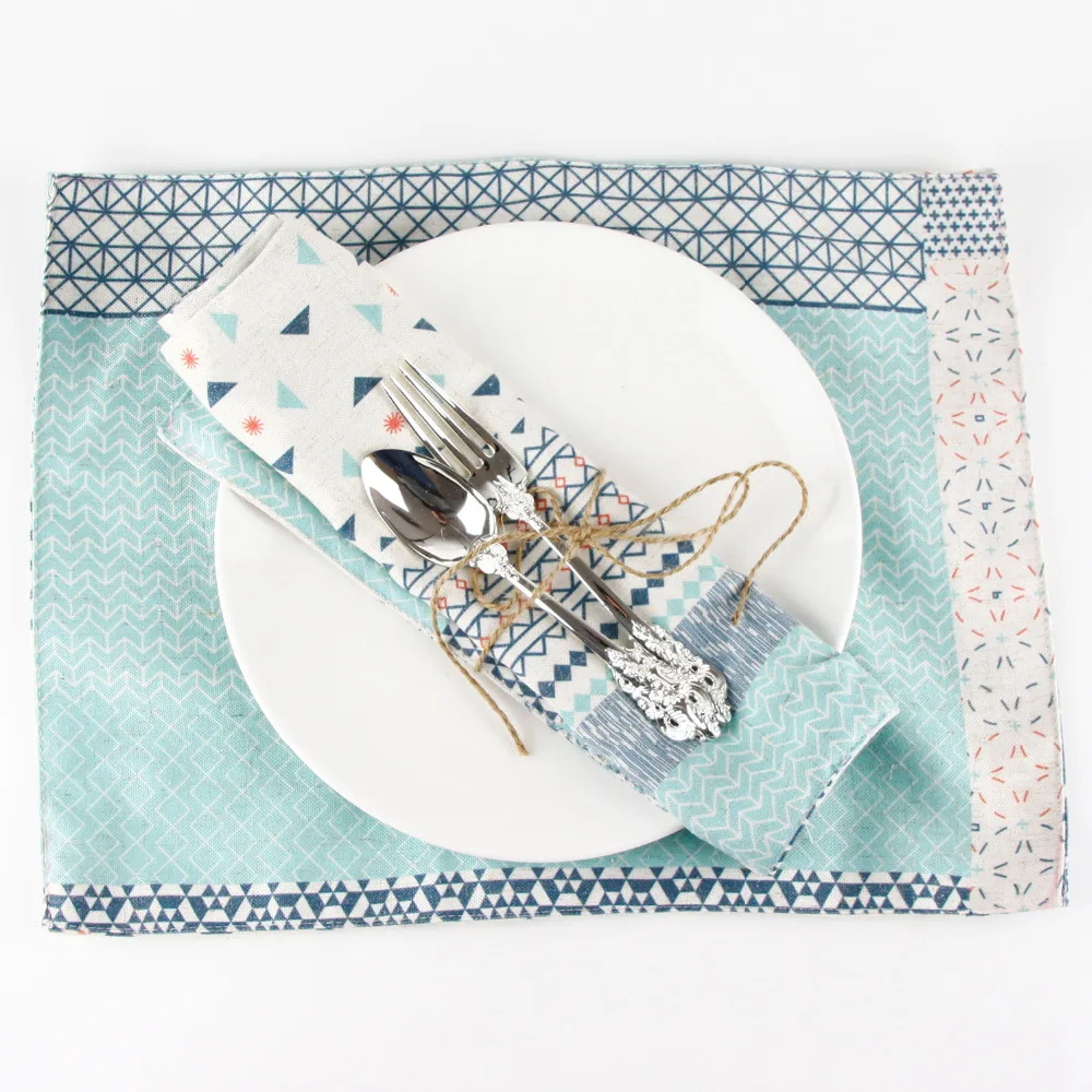 30x40cm fashion cotton linen placemat heat insulation mat dining table mat kids table Napkin fabric country placemats
30x40cm fashion cotton linen placemat heat insulation mat dining table mat kids table Napkin fabric country placemats