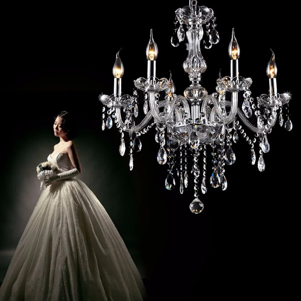 Ship from Germany! Crystal Chandelier Lights Pendant 6 Arm Candle Candelabro de cristal Pendant Hanging Ceiling Fixtures
Ship from Germany! Crystal Chandelier Lights Pendant 6 Arm Candle Candelabro de cristal Pendant Hanging Ceiling Fixtures