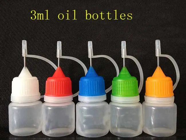 Plastic bottle 3ml Empty Needle Dropper bottle electronic cigarette liquid in bottles e liquid oil bottles 1000pcs/lots
Plastic bottle 3ml Empty Needle Dropper bottle electronic cigarette liquid in bottles e liquid oil bottles 1000pcs/lots