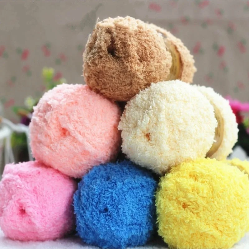 1Roll 50g Knitted Chunky Hand-woven Woolen Colorful Knitting Scores Wool Yarn Needles Crochet Weave Thread For Dress Scarf
1Roll 50g Knitted Chunky Hand-woven Woolen Colorful Knitting Scores Wool Yarn Needles Crochet Weave Thread For Dress Scarf