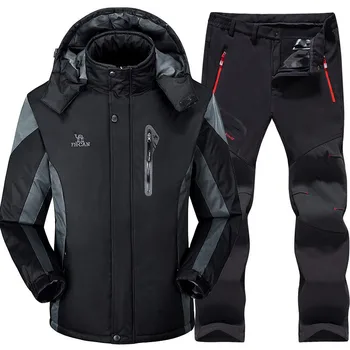 Ski Suit Men Skiing and Snowboarding Sets Super Warm Waterproof Windproof Snowboard Fleece Jacket+pants Winter Snow Suits Male
Ski Suit Men Skiing and Snowboarding Sets Super Warm Waterproof Windproof Snowboard Fleece Jacket+pants Winter Snow Suits Male