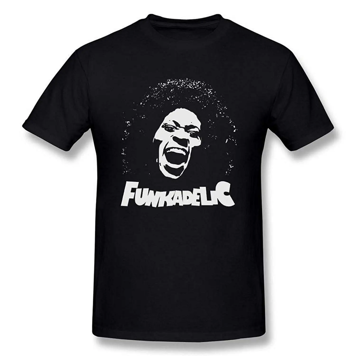 Для Мужчин's Джорджа Клинтона Funkadelic логотип черный футболка Maven | Мужская одежда