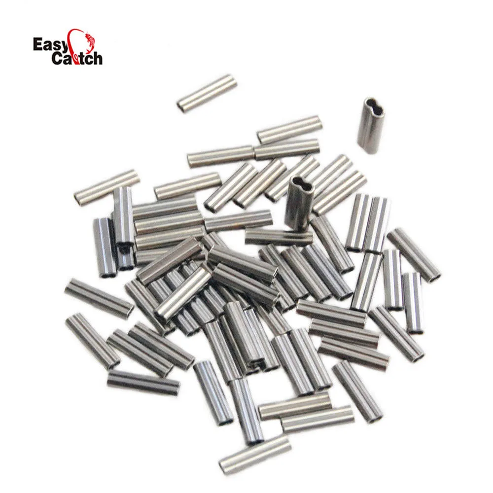 50 Pcs Barrel Crimping Sleeves Copper Double Tube Sea Fishing Wire Sleeve Fishing Line Tube Inside Diameter 0.8mm 1.2mm
50 Pcs Barrel Crimping Sleeves Copper Double Tube Sea Fishing Wire Sleeve Fishing Line Tube Inside Diameter 0.8mm 1.2mm