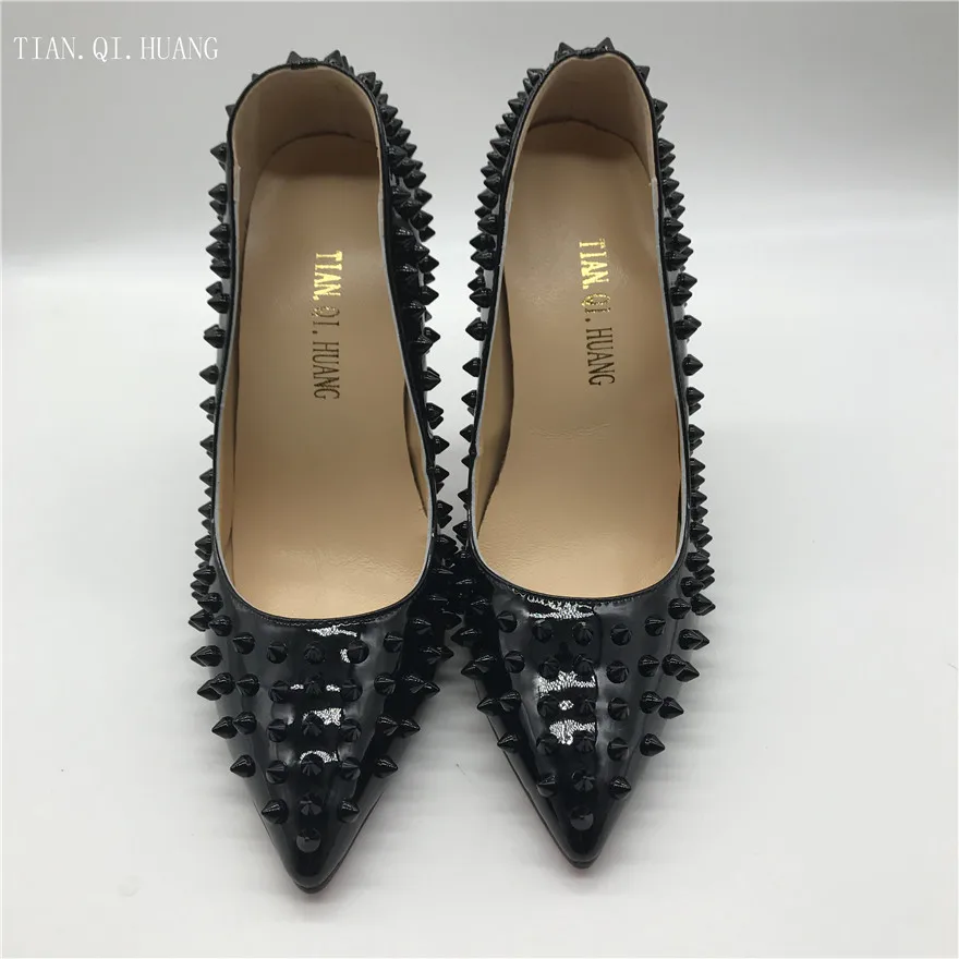 2017 New Arrival Womens Pumps Rivet Sexy Styles Genuine leather High Heels Woman High Heels Wedding Shoes Brand TIAN.QI.HUANG
2017 New Arrival Womens Pumps Rivet Sexy Styles Genuine leather High Heels Woman High Heels Wedding Shoes Brand TIAN.QI.HUANG