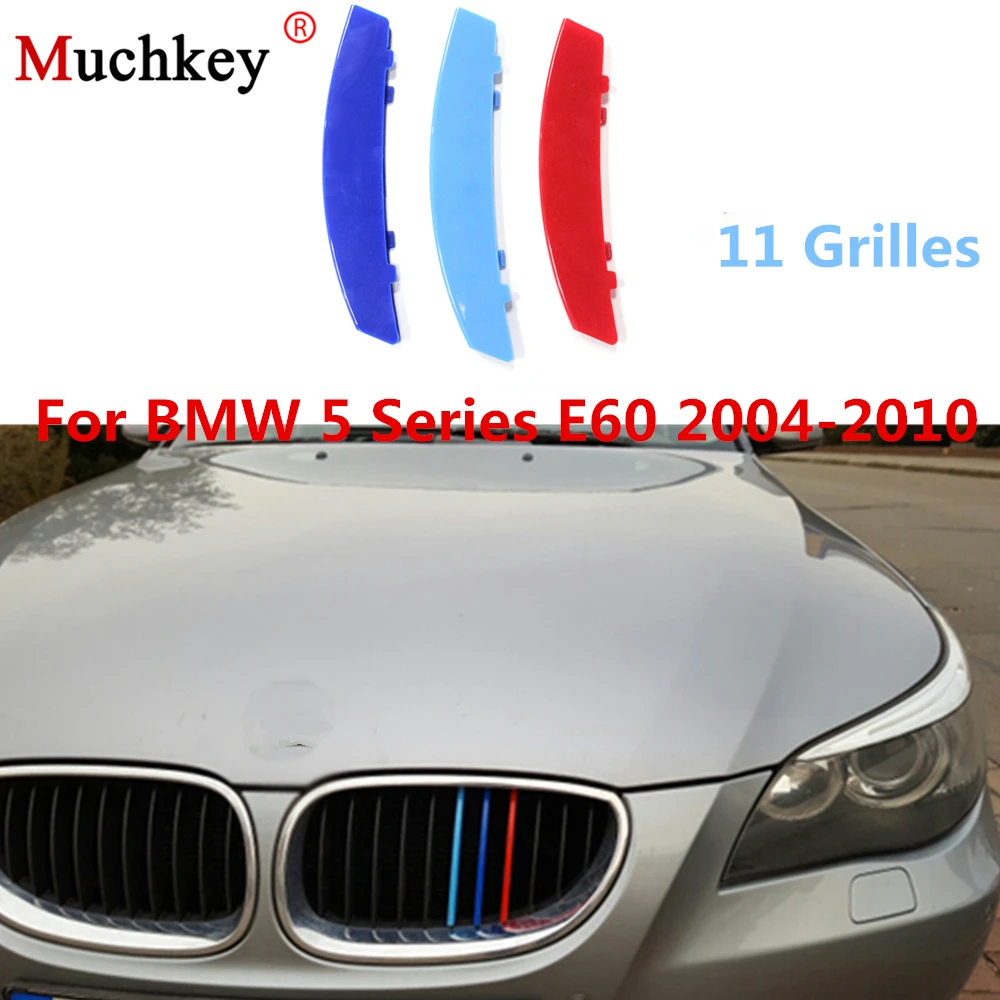 3D M Car Front Grille Trim Strips Grill Cover Sticker for BMW 2004 to 2010 5 Series E60 525i 528i 530i 535i 545i 550i 11 Grilles
3D M Car Front Grille Trim Strips Grill Cover Sticker for BMW 2004 to 2010 5 Series E60 525i 528i 530i 535i 545i 550i 11 Grilles