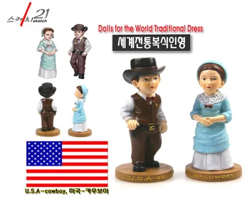 Hot U.S A Pair of Traditional Cowboy Costume Dolls Home Office Decoration Great Collection Gift
Hot U.S A Pair of Traditional Cowboy Costume Dolls Home Office Decoration Great Collection Gift