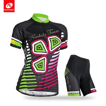NUCKILY Summer Cycling Suit Women's Custom Sports Wear Mountain Biking Jersey Set Gel Pad Cycling Shorts GA005GB005
NUCKILY Summer Cycling Suit Women's Custom Sports Wear Mountain Biking Jersey Set Gel Pad Cycling Shorts GA005GB005