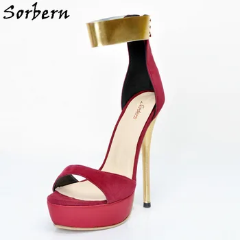 Sorbern Fashion Ankle Strap Back Zipper One Strap Women Sandals Open Toe Platform High Heels Ol Shoes Women 11 Sandalia Feminina
Sorbern Fashion Ankle Strap Back Zipper One Strap Women Sandals Open Toe Platform High Heels Ol Shoes Women 11 Sandalia Feminina