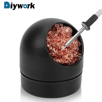 DIYWORK With Stand Set Anti-static cleaning device Welding Soldering Solder Iron Tip Cleaner Steel wire remover
DIYWORK With Stand Set Anti-static cleaning device Welding Soldering Solder Iron Tip Cleaner Steel wire remover