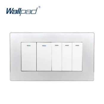 2020 Hot Sale 5 Gang Reset Momentary Contact Wall Light Switch Wallpad Luxury Acrylic Panel Push Button Rocker Switch
2020 Hot Sale 5 Gang Reset Momentary Contact Wall Light Switch Wallpad Luxury Acrylic Panel Push Button Rocker Switch