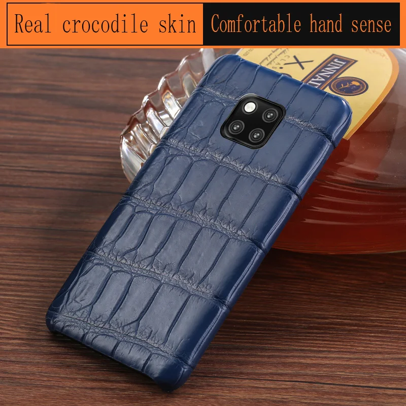 Genuine Leather Crocodile belly phone case for Huawei mate 20 pro mate 9 pro Crocodile skin individuality Plaid protective case
Genuine Leather Crocodile belly phone case for Huawei mate 20 pro mate 9 pro Crocodile skin individuality Plaid protective case
