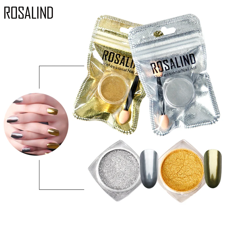 ROSALIND 2PCS/Lot Silver/Gold Nail Glitter for Nails Beauty Acrylic Powder With Brush Nail Magic Mirror Powder Glitter
ROSALIND 2PCS/Lot Silver/Gold Nail Glitter for Nails Beauty Acrylic Powder With Brush Nail Magic Mirror Powder Glitter