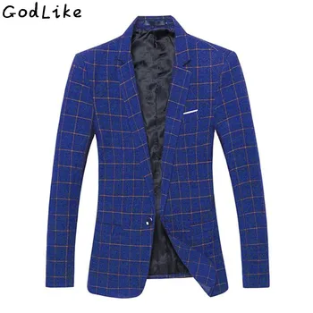 2019 Men Plaid Blazer Suit Jacket Casual Business Suit Blazer Male Plus Size 4XL 5XL Cotton Wedding And Party Masculino Costume
2019 Men Plaid Blazer Suit Jacket Casual Business Suit Blazer Male Plus Size 4XL 5XL Cotton Wedding And Party Masculino Costume